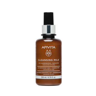 Apivita 3-in-1 Cleansing Milk Face & Eyes 200ml