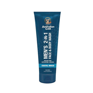 Australian Gold Men's 2-In-1 Face & Body Wash 250ml