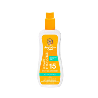 Australian Gold Spray Gel Sunscreen SPF15 237ml