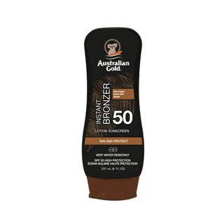 Australian Gold Instant Bronzer Lotion Sunscreen SPF50 237ml