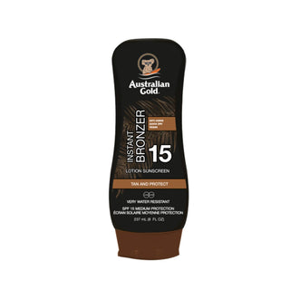 Australian Gold Instant Bronzer Lotion Sunscreen SPF15 237ml