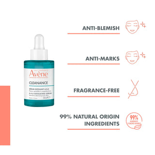 Avène Cleanance A.H.A Exfoliating Serum 30ml