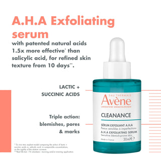 Avène Cleanance A.H.A Exfoliating Serum 30ml