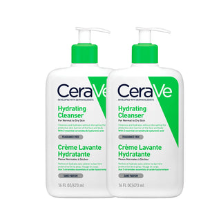 CeraVe Hydrating Cleanser Cream Pack 2x473ml