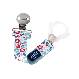 Chicco Fabric Pacifier Holder Clip Green 1Pc