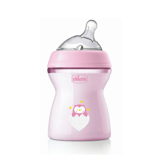 Chicco NaturalFeeling Baby Bottle Pink +2M 250ml