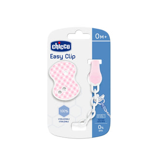 Chicco Pacifier Clip Pink 1Pc