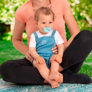 Chicco PhysioForma Luxe Blue-Grey Pacifier 6-16M 2Pcs