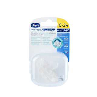 Chicco PhysioForma Mini Soft Pacifier Neutral 0-2M 1Pc