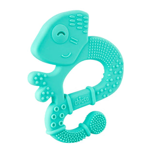 Chicco Soft Iguana Teething Ring Blue 2M+ 1PC