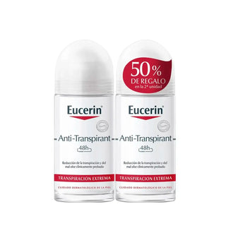 Eucerin Deodorant and Anti-Perspirant Roll-on 48h 2 x 50ml