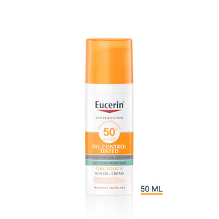 Eucerin Sun Oil Control Tinted Gel-Cream Light Dry Touch SPF50+ 50ml