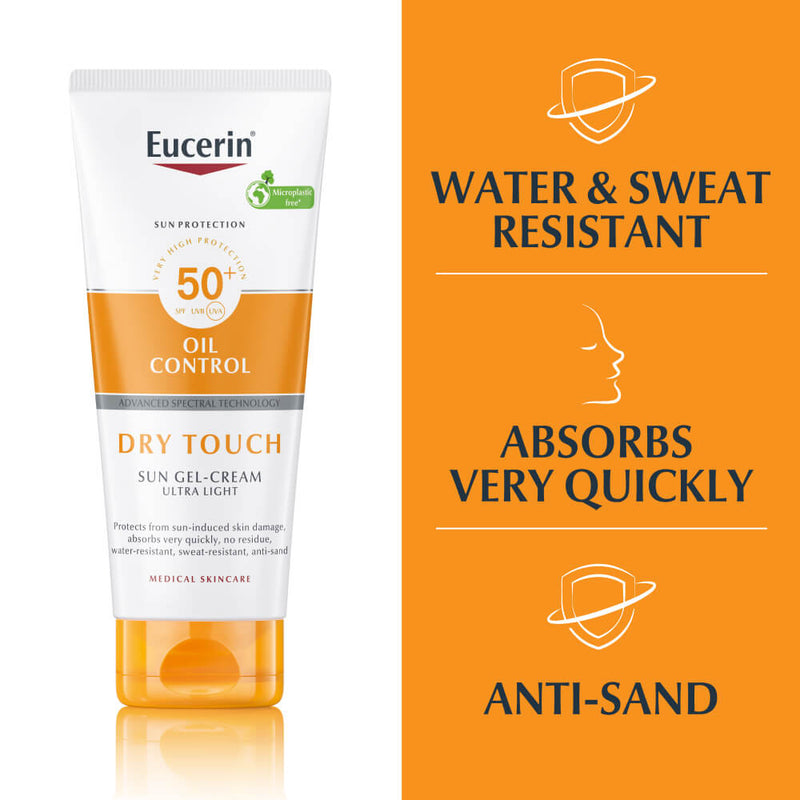 Eucerin Sun Sensitive Protect Dry Touch Sun Gel-Cream SPF50+ 200ml