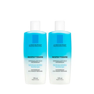 La Roche-Posay Respectissime Waterproof Eye Make-Up Remover 2x125ml