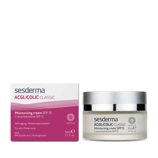 Sesderma Acglicolic Classic Moisturizing Cream SPF15 50ml