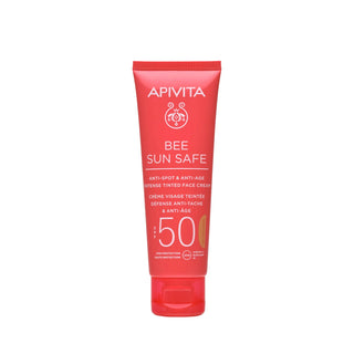Apivita Bee Sun Safe Anti-Spot & Anti-Age Tinted Face Cream SPF50 50ml