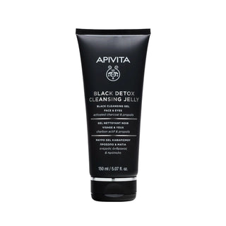 Apivita Black Detox Cleansing Jelly Face & Eyes 150ml