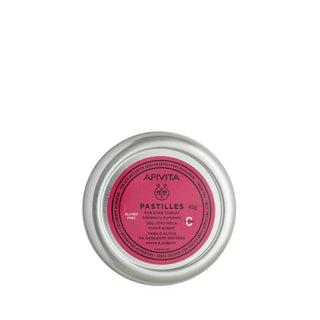 Apivita Pastilles Sore Throat Blackberry & Propolis 45g
