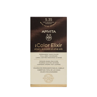Apivita My Color Elixir 5.35 Light Brown Gold Mahogany