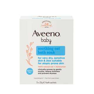 Aveeno Baby Soothing Oat Bath Soak 5x21g