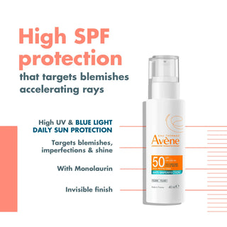 Avène Sun Care Anti-Imperfection Fluid SPF50 40ml