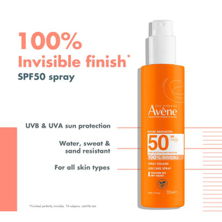 Avène Sun Care Invisible Spray SPF50+ 200ml