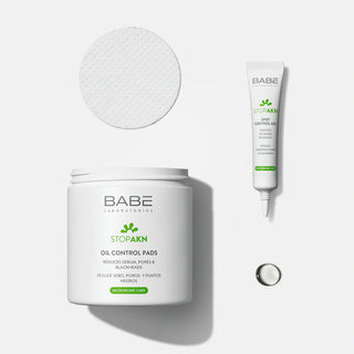 Babé Stop AKN PACK Pads Oil Control + Spot Control Gel