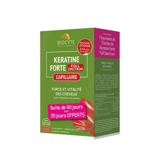 Biocyte Keratine Forte Extra Plus 120 Capsules