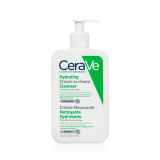 CeraVe Hydrating Cream-to-Foam Cleanser 473ml