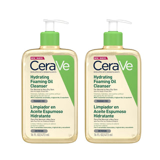 CeraVe Hydrating Foaming Oil Cleanser Pack 2x473ml