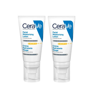 CeraVe Facial Moisturising Lotion AM SPF50+ Pack 2x52ml
