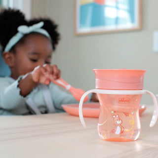 Chicco 360° Meal Cup Pink 12M+ 200ml