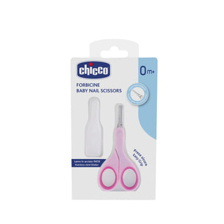 Chicco Baby Nail Scissors Pink 0M+