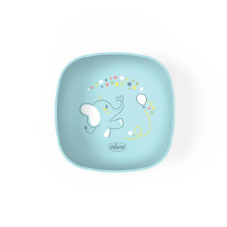Chicco Bowl With Lid Blue 6M+ 1Pc