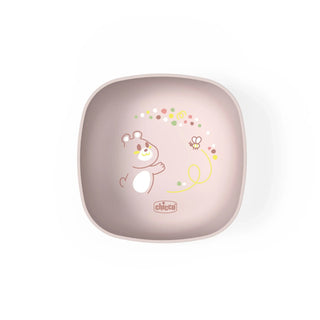 Chicco Bowl With Lid Pink 6M+ 1Pc