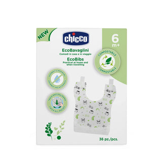 Chicco Eco Bib 6M+ 36Pcs