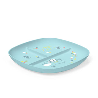 Chicco Divided Plate Blue 18M+ 1Pc