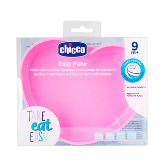 Chicco Easy Plate Heart Pink +9M 1Pc