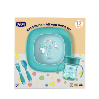 Chicco Feeding 12M+ Blue Set