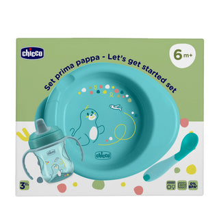 Chicco Feeding 6M+ Blue Set
