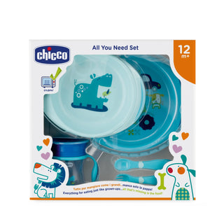 Chicco Feeding Set 12M+ Boy 1Pc