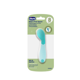 Chicco First Spoon Blue 8M+ 1Pc