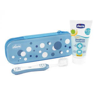 Chicco First Teeth Hygiene Blue Set 6M+