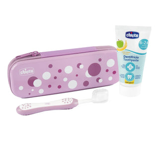 Chicco First Teeth Hygiene Lilac Set 6M+