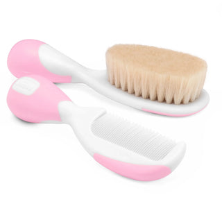 Chicco Brush and Comb Pink 0M+