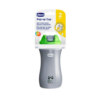 Chicco Pop Up Cup Green Fox 2Y+ 350ml