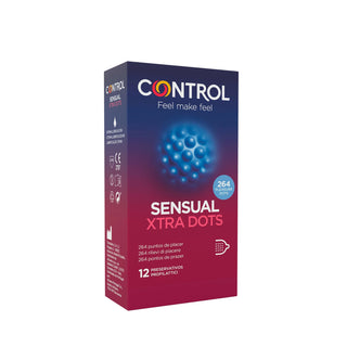 Control Sensual Extra Dots Condoms 12 Units
