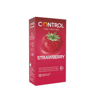 Control Strawberry Condoms 12 Units