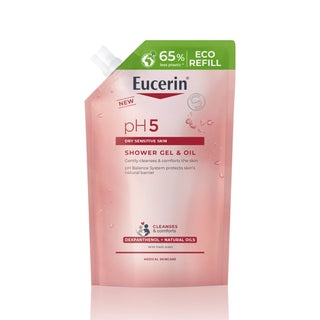 Eucerin pH5 Shower Gel and Oil Refill 400ml
