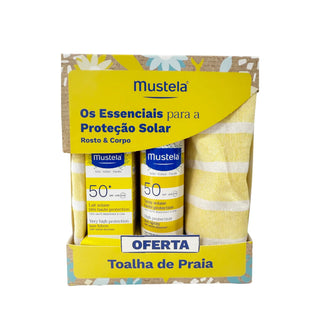 Mustela Sun Coffret Spray SPF50 200ml + Lotion SPF50+ 40ml + Free Beach Towel